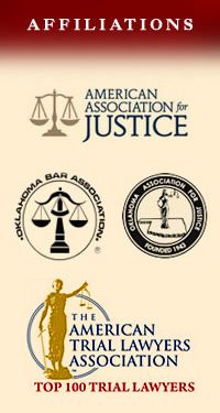 Experienced Personal Injury Attorneys, Oklahoma's Self & Associates, Our Affiliations include the American Trial Lawyers Association, among others.